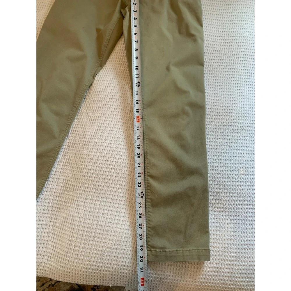 RVCA Chino Pants Mens 29 Khaki Week-End Stretch Flat Front